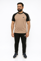 Tracksuit For Summer – Awesome Skin & Black Adi Combo.