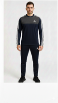 Tracksuit For summer –Drifit Navy & Gray Adi Track Suit Full Sleeve.