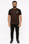 Tracksuit For Summer – Awesome Brown & Black Adi Combo.
