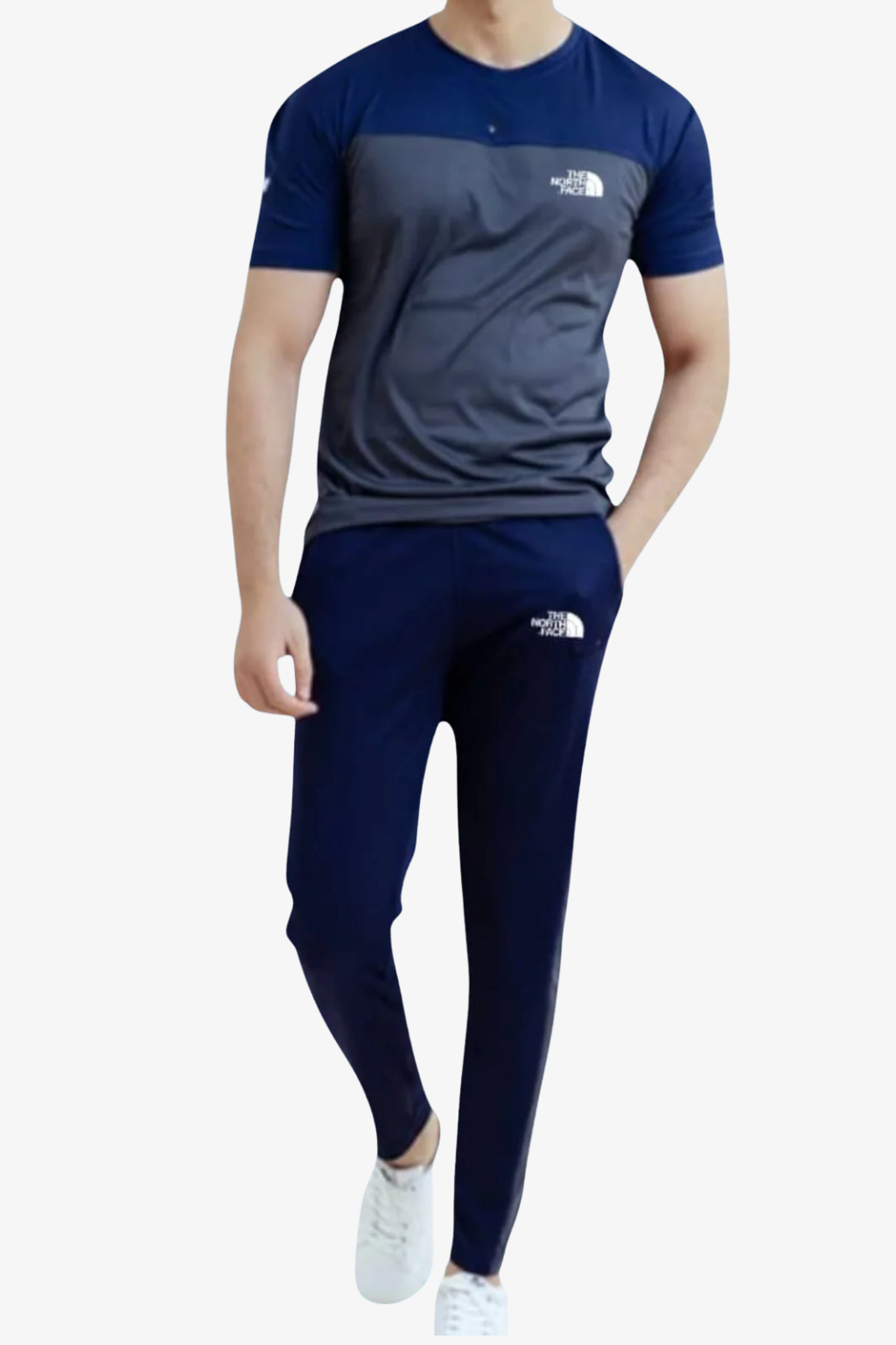 Tracksuit For summer – Grey Front & Royal Blue Combo