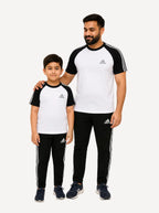 Like father like son-Black & White Adi Awesome Combo.