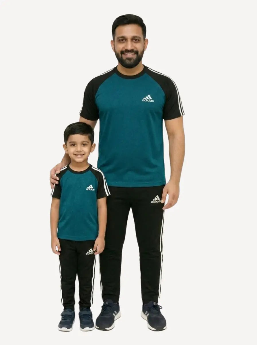 Like father like son-Black & Zinc Adi Awesome Combo.