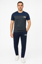 Tracksuit For summer – Grey Front & Blue Combo
