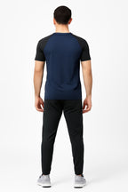 Tracksuit For summer – Drfit Premium quality Navy & Black Raglan Sleeve