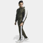 Premium Winter Tracksuit Fleece – Commando & White Hoodie & Trouser Awesome Combo.
