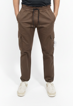 Premium Cargo Trouser –Classic Brown -8 Zip pockets.