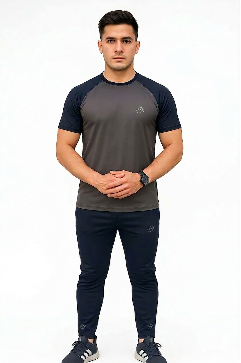 Tracksuit For Summer – Awesome Grey & Blue Combo.