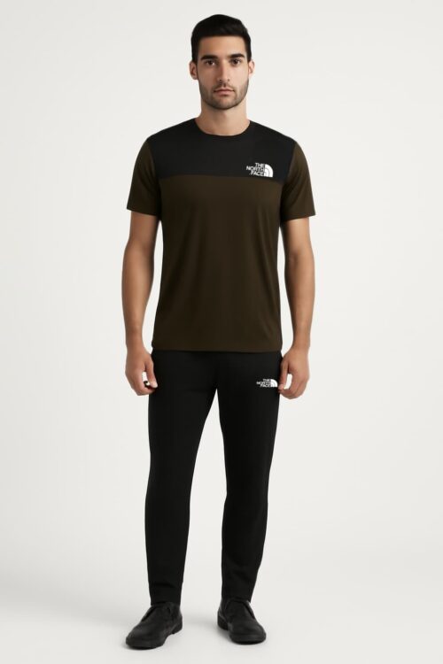 Tracksuit For summer – Olive Green & Black Combo