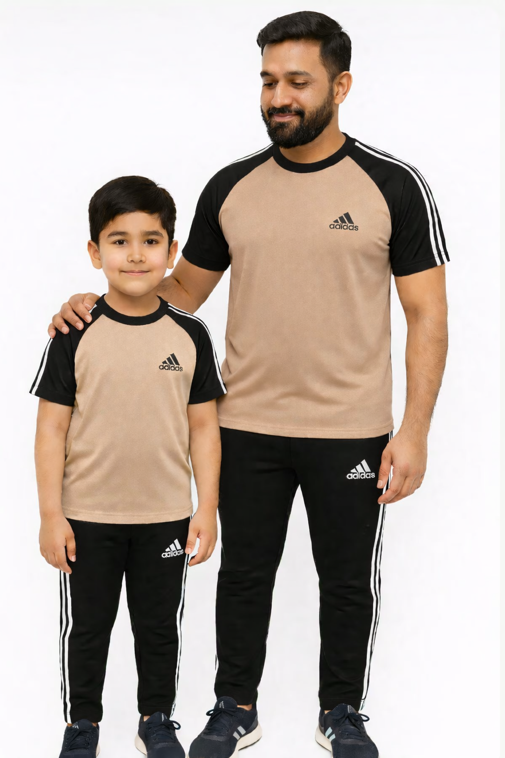 Like father like son-Black & Skin Adi Awesome Combo.