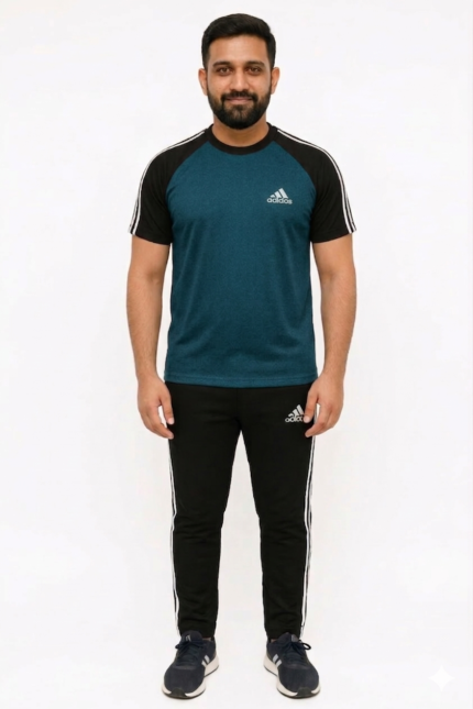 Tracksuit For Summer – Awesome Zinc & Black Adi Combo.
